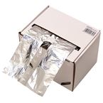 BOÎTE ROULEAU DE FEUILLE ALU AVEC BANDE TRANSPARANTE 60 M