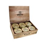 BROSH WOODEN BOX + 24 STUKS