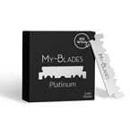 MY BLADES LAMES DE RASOIR 100 PCS PLATINUM SINGLE EDGE