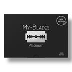 MY BLADES LAMES DE RASOIR 100 PCS PLATINUM DOUBLE EDGE