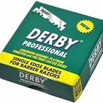 DERBY PROFESSIONAL SCHEERMESJES 100 STUKS SINGLE EDGE