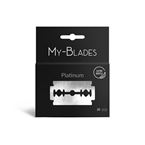 MY BLADES LAMES DE RASOIR 20 PCS PLATINUM DOUBLE EDGE