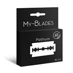 MY BLADES LAMES DE RASOIR 20 PCS PLATINUM DOUBLE EDGE