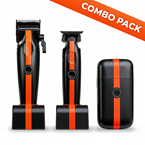 COCCO VELOCE LITE COMBO SET (ZWART/RODE LIJN)