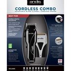 ANDIS CORDLES COMBO PACK US PRO LI + TS-2 SHAVER