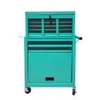MBS PRO CHARIOT TURQUOISE À OUTILS - STÉRILISATION UV - PRISE INTÉGRÉE